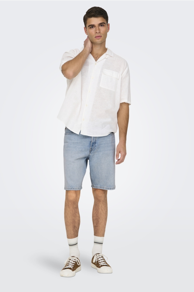 ONSEDGE LB 2041 TAI DNM SHORTS NOOS 22032041 Light blue denim